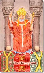 Der Hierophant/Hohepriester/Papst