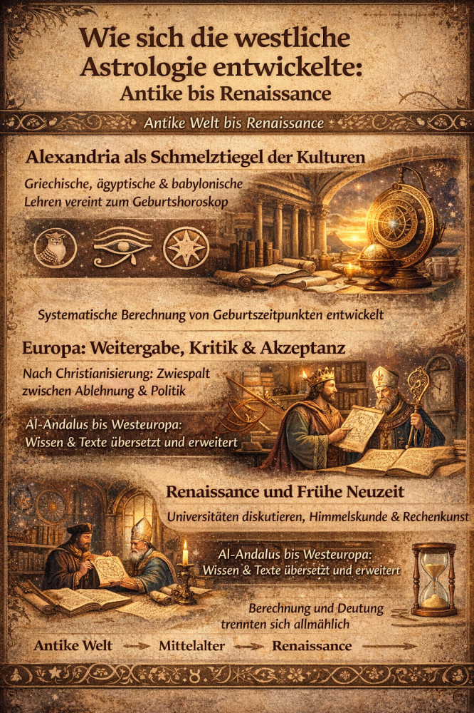 Wie sich die westliche Astrologie entwickelte - Zukunftsblick