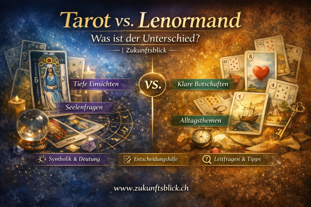 Tarot vs. Lenormand Zukunftsblick
