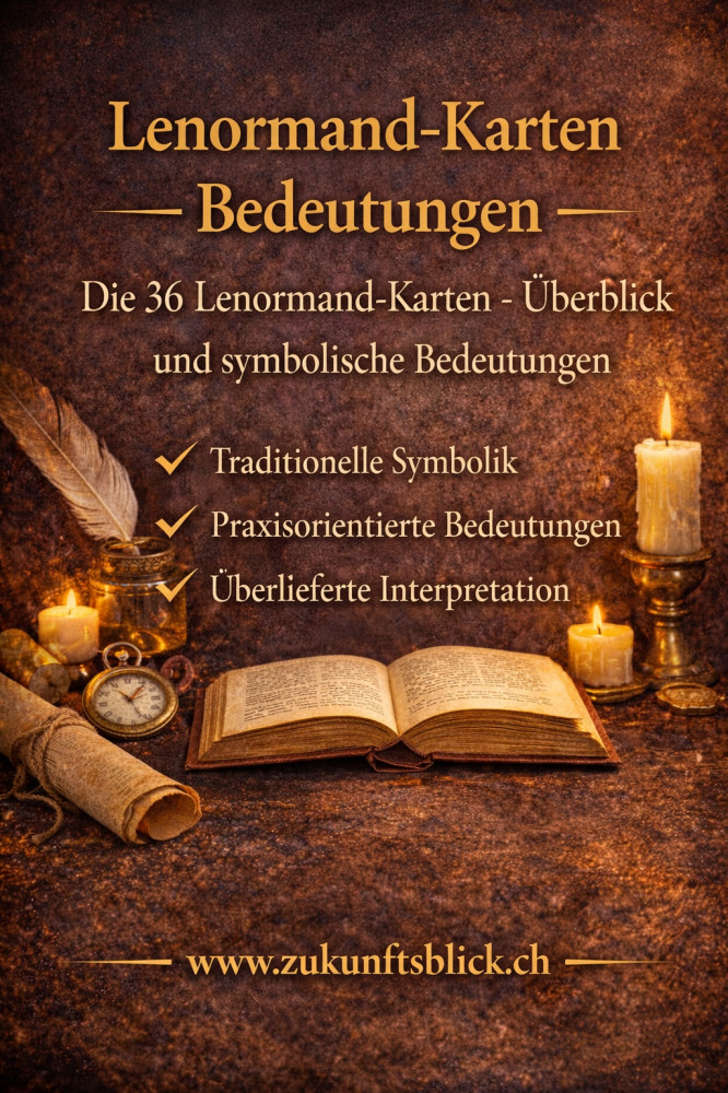 Lenormand 36 Karten Zukunftsblick