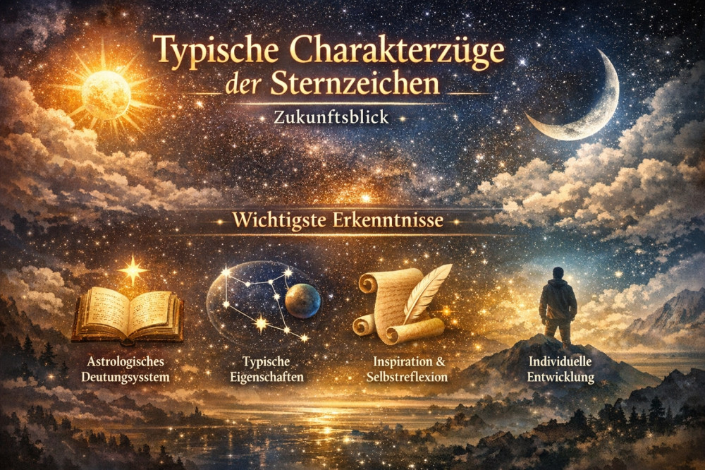 Typische Charakterzüge Sternzeichen Zukunftsblick