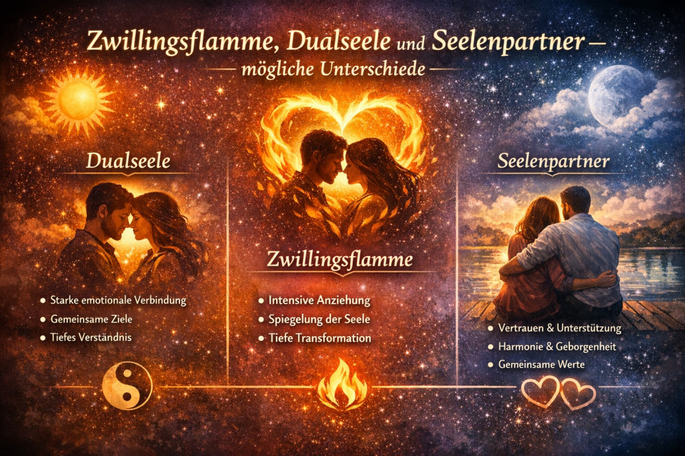 Zwillingsflamme Dualseele Seelenpartner Unterschiede Zukunftsblick Zwillingsflamme Dualseele Seelenpartner Unterschiede Zukunftsblick
