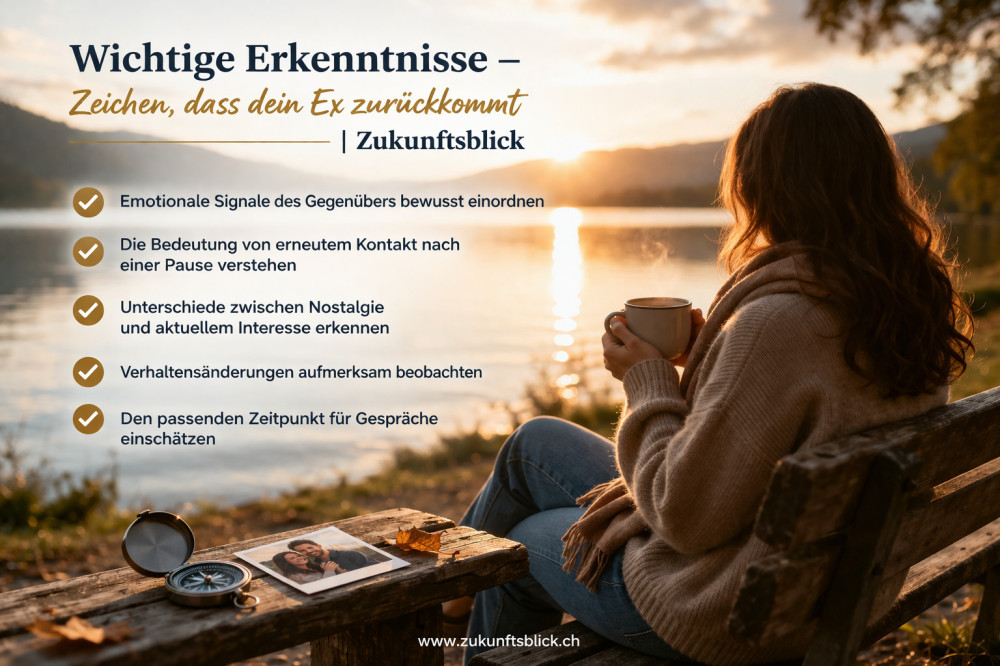 Wichtige Erkenntnisse Zeichen, dass dein Ex zurückkommt | Zukunftsblick