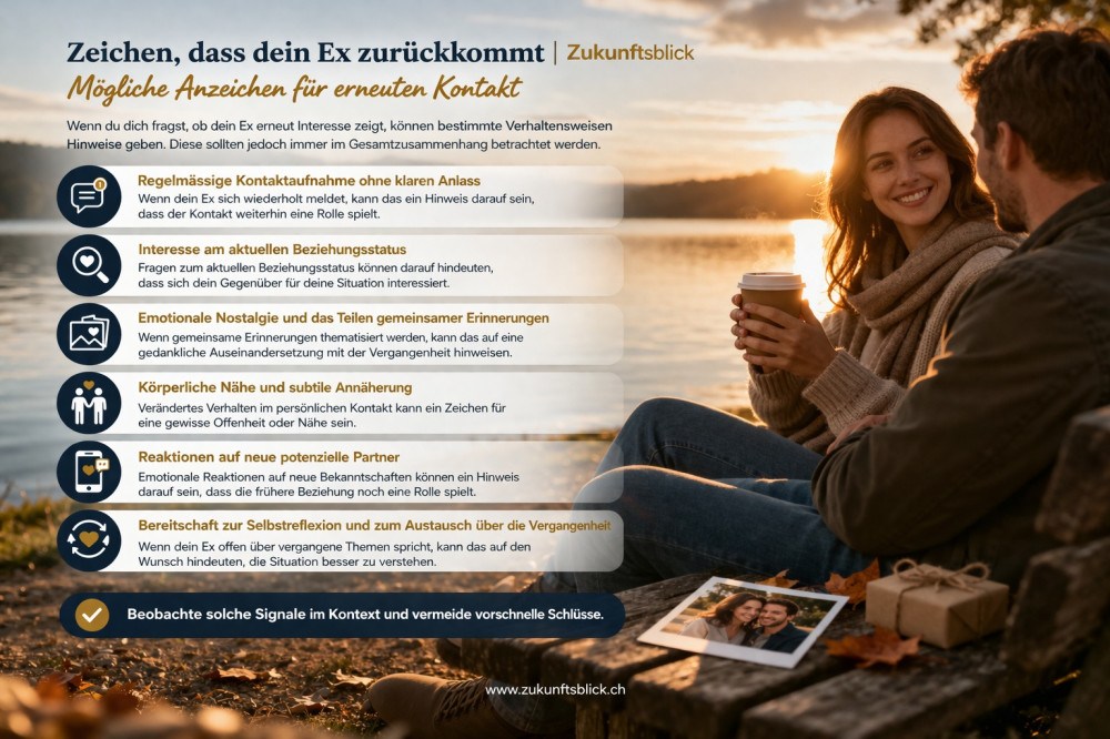Mögliche Anzeichen für erneuten Kontakt Zeichen, dass dein Ex zurückkommt | Zukunftsblick
