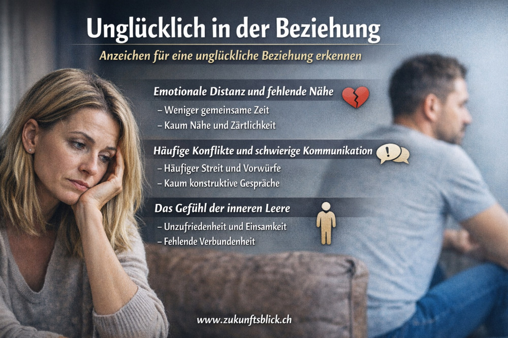 Anzeichen für eine unglückliche Beziehung Zukunftsblick