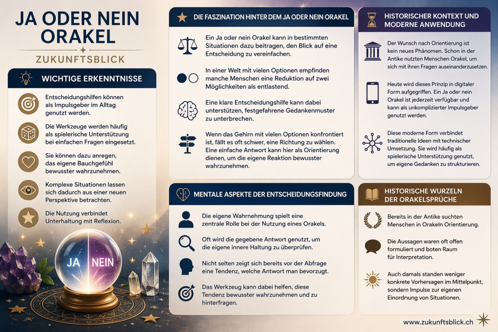 Zukunftsblick Ja oder Nein Orakel Zukunftsblick Ja oder Nein Orakel