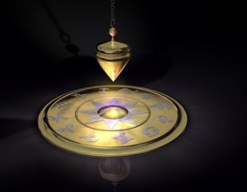 Pendeln: Antwort mit Gewicht und Faden Pendeln: Antwort mit Gewicht und Faden Foto: © markus dehlzeit @ Fotolia