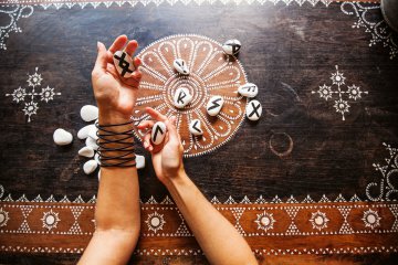 Rune 5 im Futhark - Raidho Rune 5 im Futhark - Raidho Foto: © Mila Supinskaya Glashchenko @ shutterstock